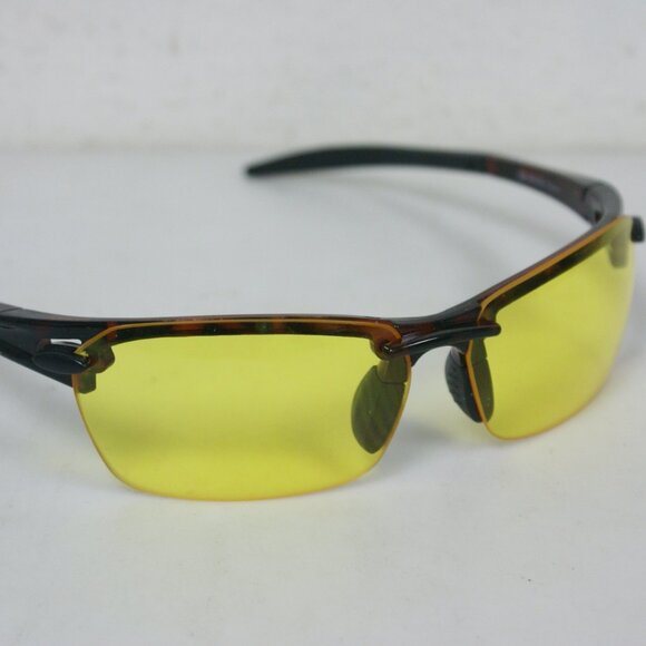 NWT TruVintage Y2K Sports Wrap Around semi-rimless Night Driving lens Sunglasses - Picture 1 of 7